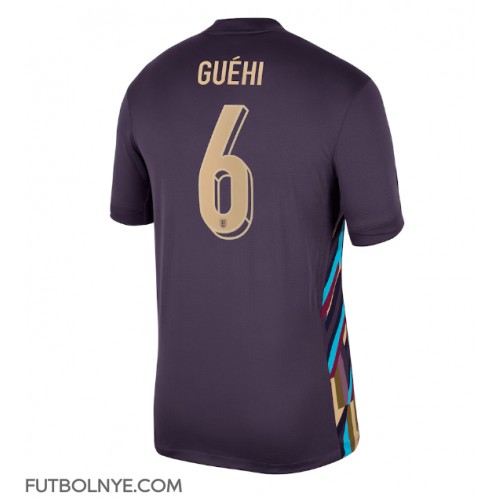 Camiseta Inglaterra Marc Guehi #6 Visitante Equipación Eurocopa 2024 manga corta